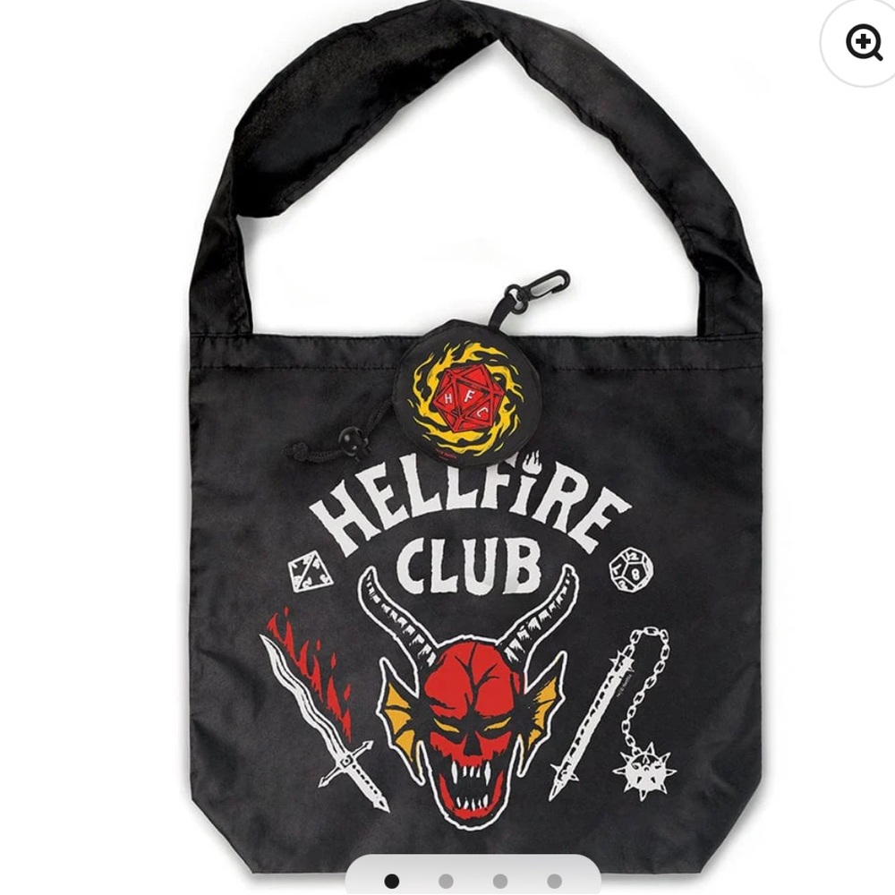 Stranger Things The Hellfire Club Reusable Tote Bag